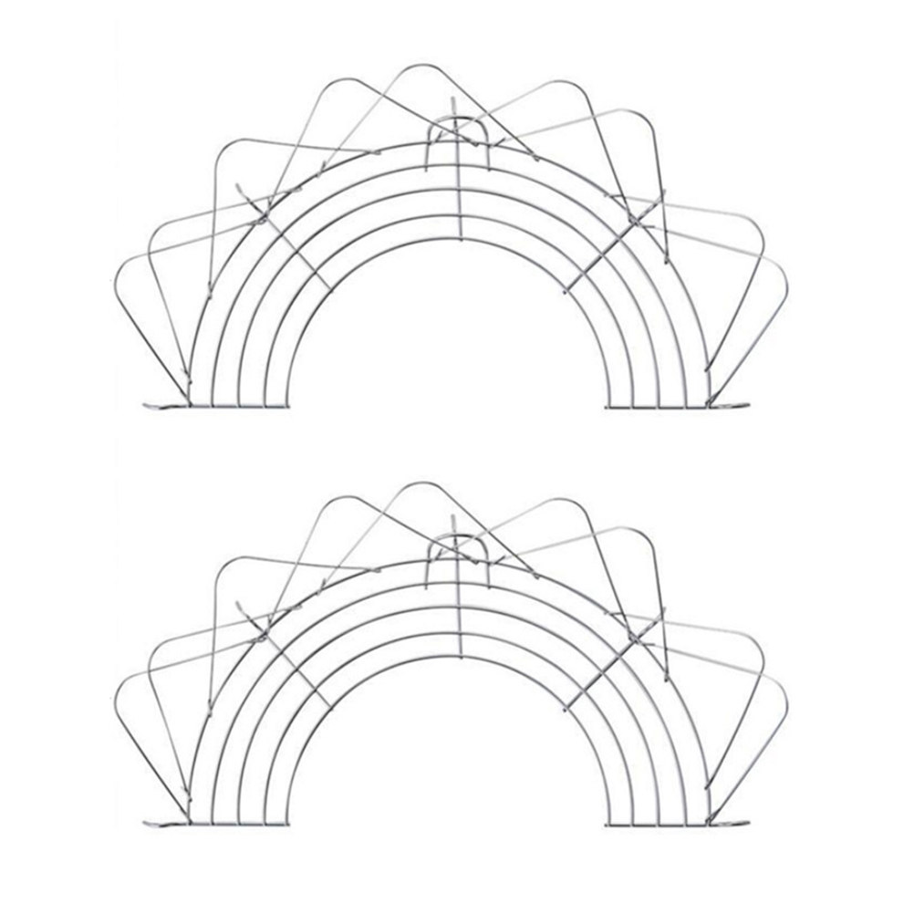 Kitchen Gadgets Rack - 2 Piezas Rejilla Plegable Semicircular de