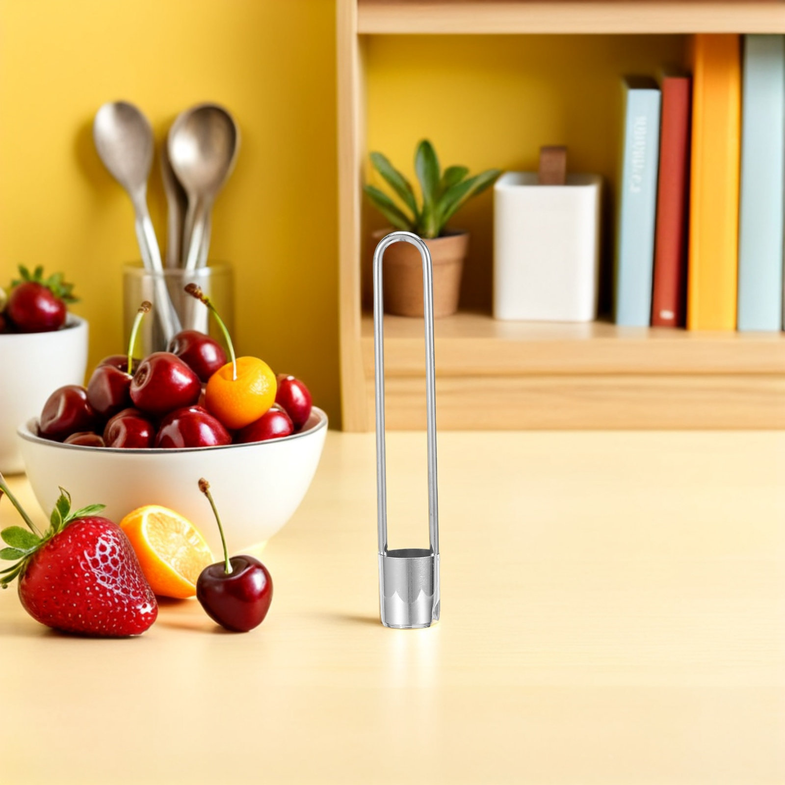 Kitchen Gadgets And Tools - Juego de 4 Descorazonadores de Acero