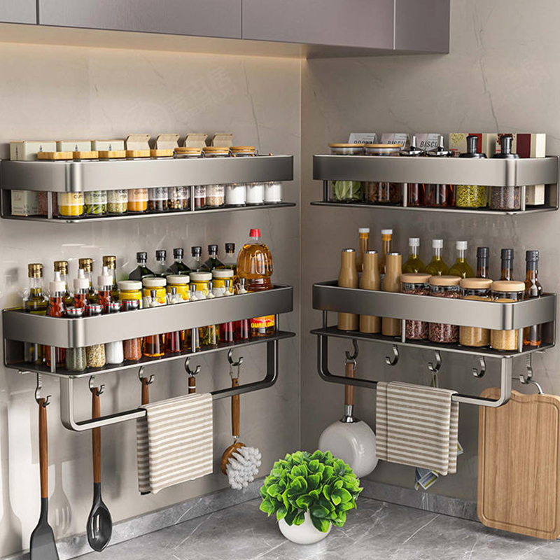 Kitchen Gadgets Rack - Estante de Cocina de Aluminio, Estante