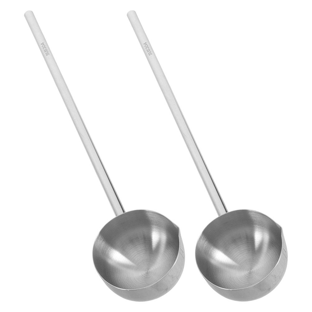 Kitchen Gadgets For Small Kitchens - 2 Cucharones de Acero Inoxidable de