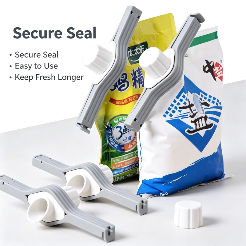 Clips para sellar bolsas de al - Kitchen Gadgets Oxo reseña y precio