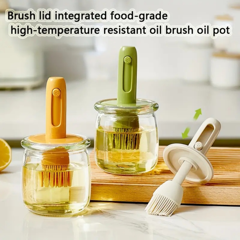 Dispensador de aceite de cocin - Kitchen Gadgets Dispenser Brush Holder reseña y precio