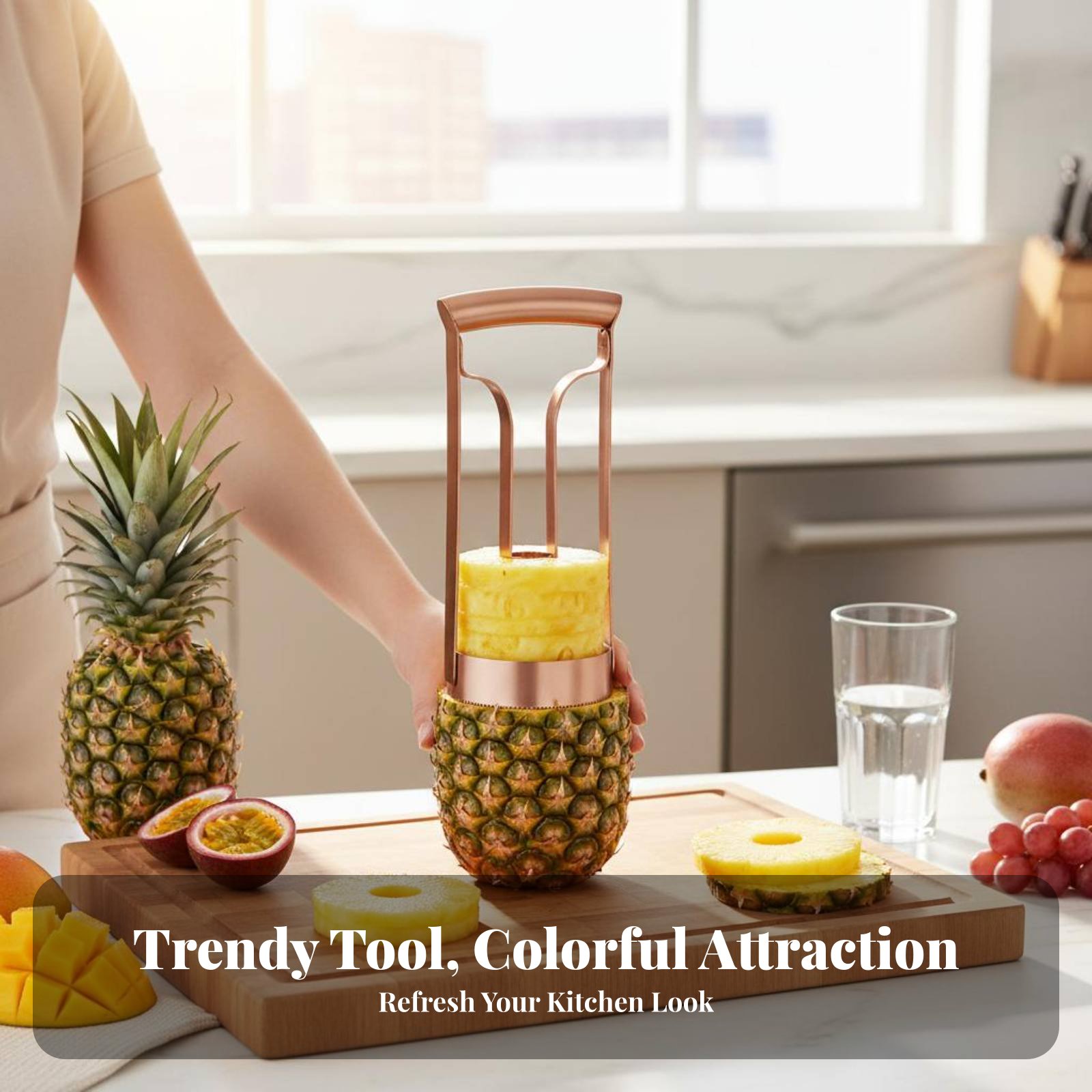 Cortador de Piña de Acero Inox - Kitchen Gadgets And Tools reseña y precio