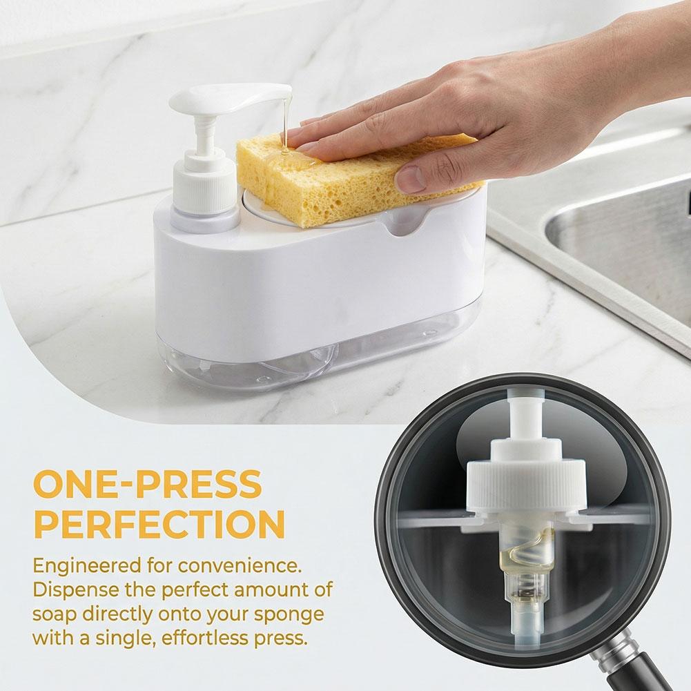 Dispensador de Jabón para Plat - Kitchen Gadgets Dispenser Brush Holder reseña y precio