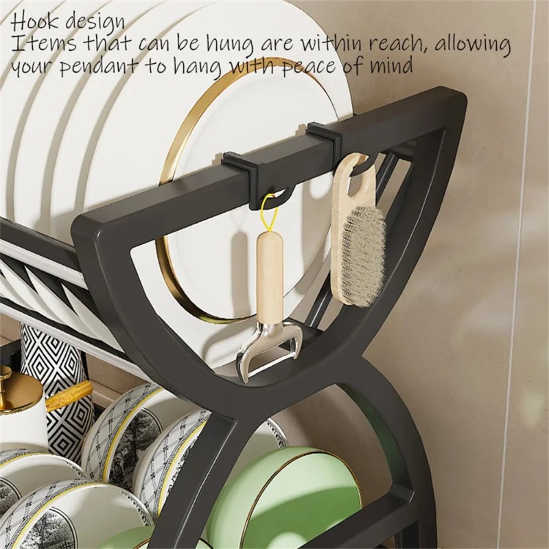 Escurridor de Platos de 2 Nive - Kitchen Gadgets Rack reseña y precio