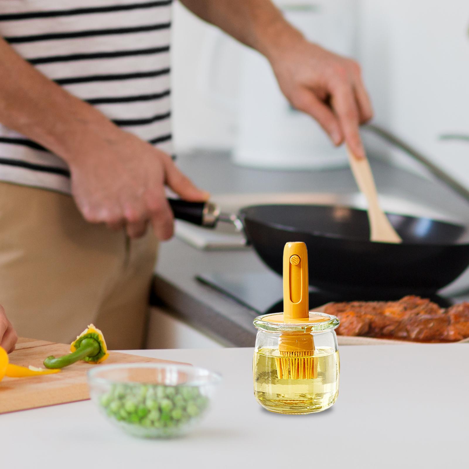 Dispensador de aceite para coc - Kitchen Gadgets Dispenser Brush Holder reseña y precio