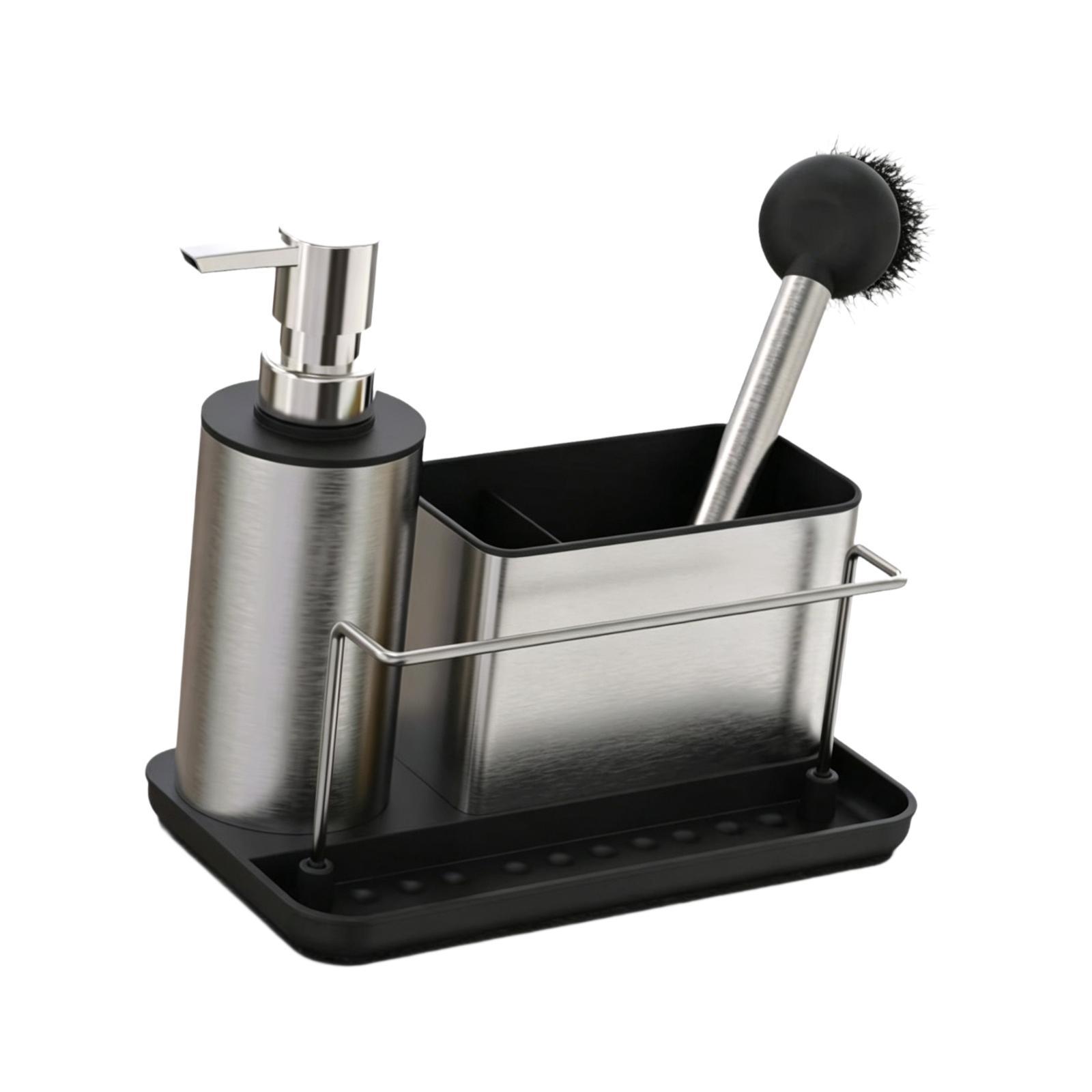 Dispensador de Jabón de Cocina - Kitchen Gadgets Dispenser Brush Holder reseña y precio