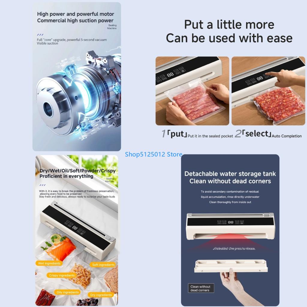 Máquina sellado vacío automáti - Kitchen Gadgets For Small Kitchens reseña y precio