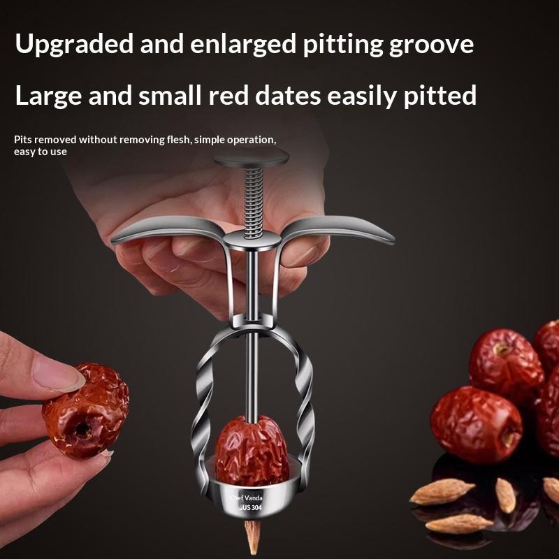Descorazonador de Dátiles Rojo - Kitchen Gadgets And Tools reseña y precio