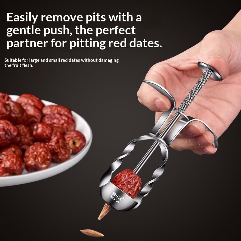 Descorazonador de Dátiles Rojo - Kitchen Gadgets And Tools reseña y precio