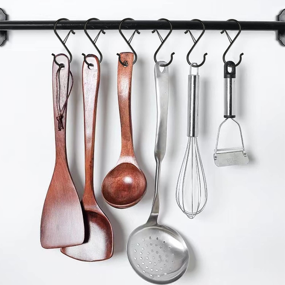 Ganchos en S Resistentes de 3. - Kitchen Gadgets Rack reseña y precio
