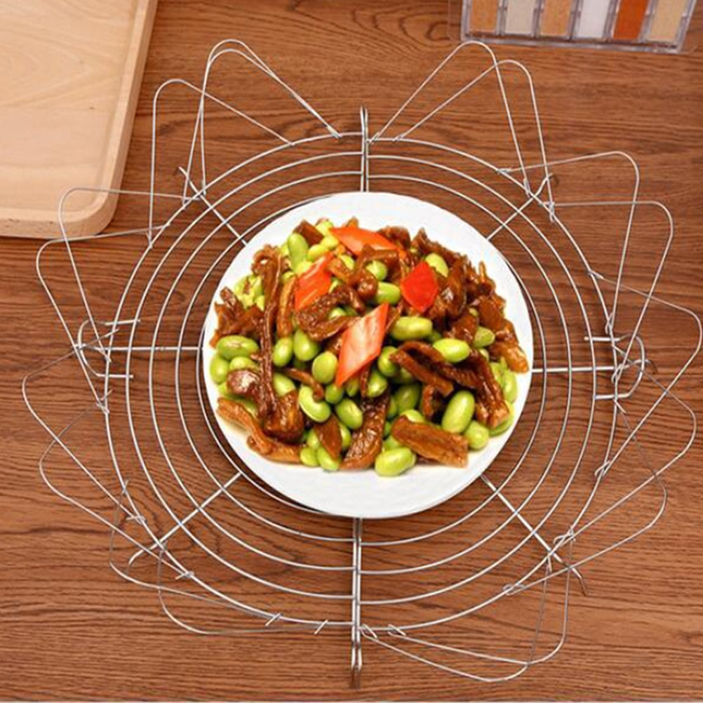2 Piezas Rejilla Plegable Semi - Kitchen Gadgets Rack reseña y precio