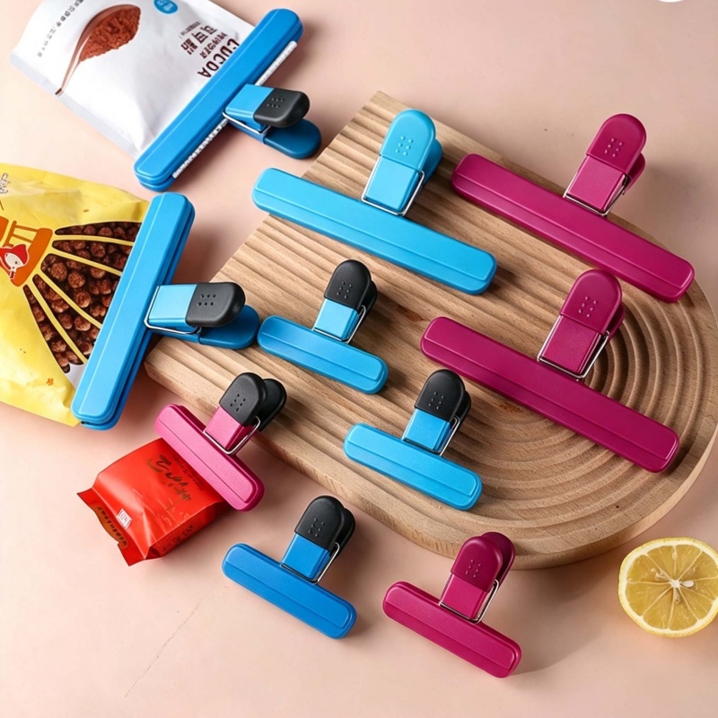 4 clips portátiles de plástico - Kitchen Gadgets Oxo reseña y precio
