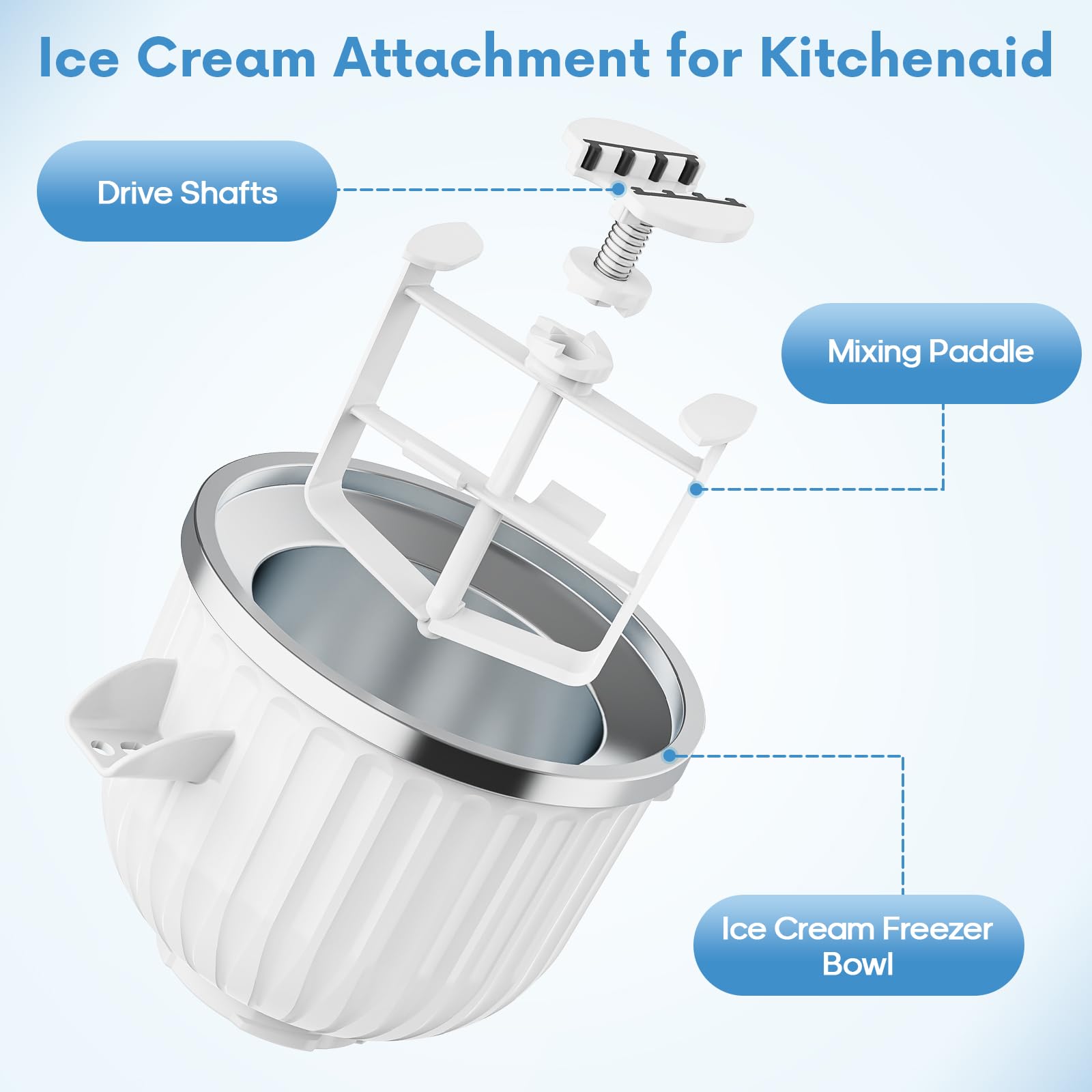 Accesorio para Hacer Helados d - Kitchen Gadgets Mixer reseña y precio