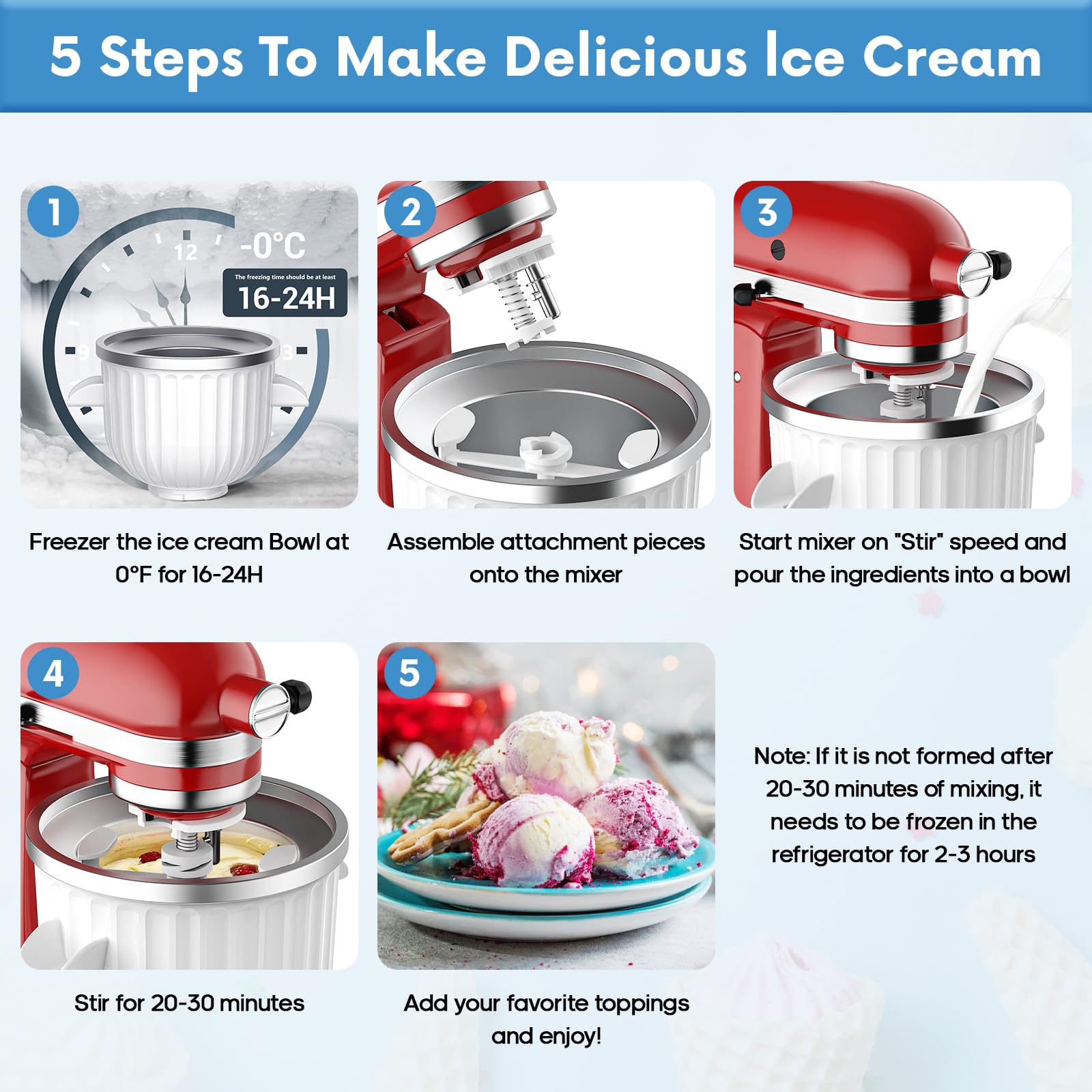 Accesorio para Hacer Helados d - Kitchen Gadgets Mixer reseña y precio