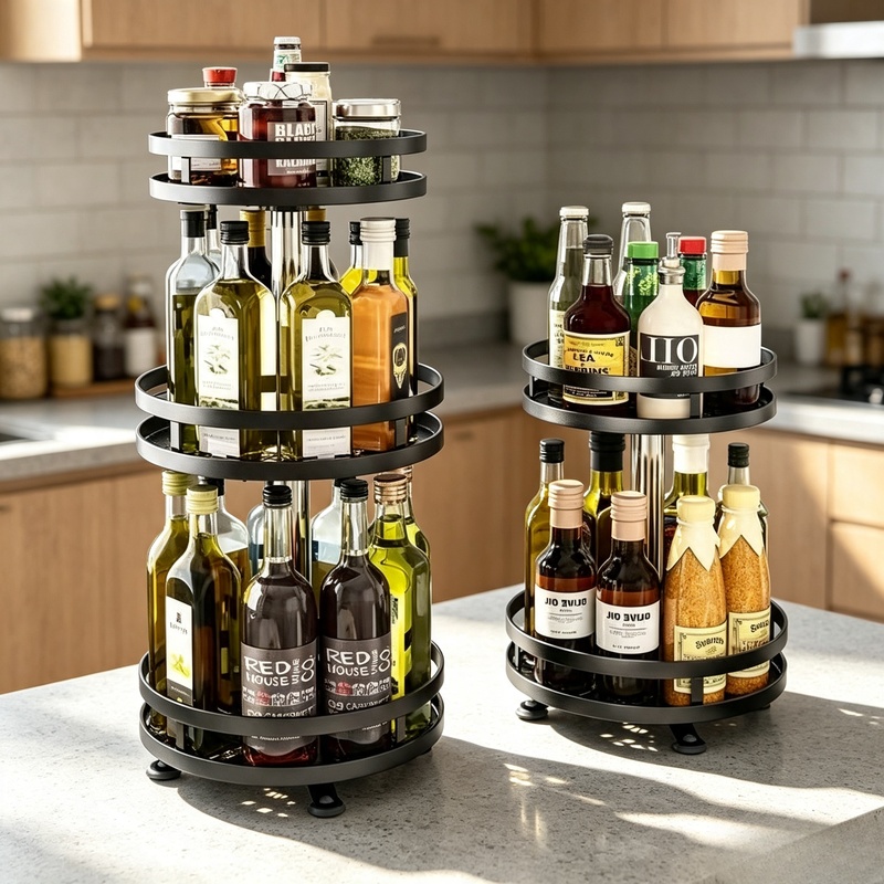 360 °   Organizador Giratorio  - Kitchen Gadgets Storage Ideas reseña y precio