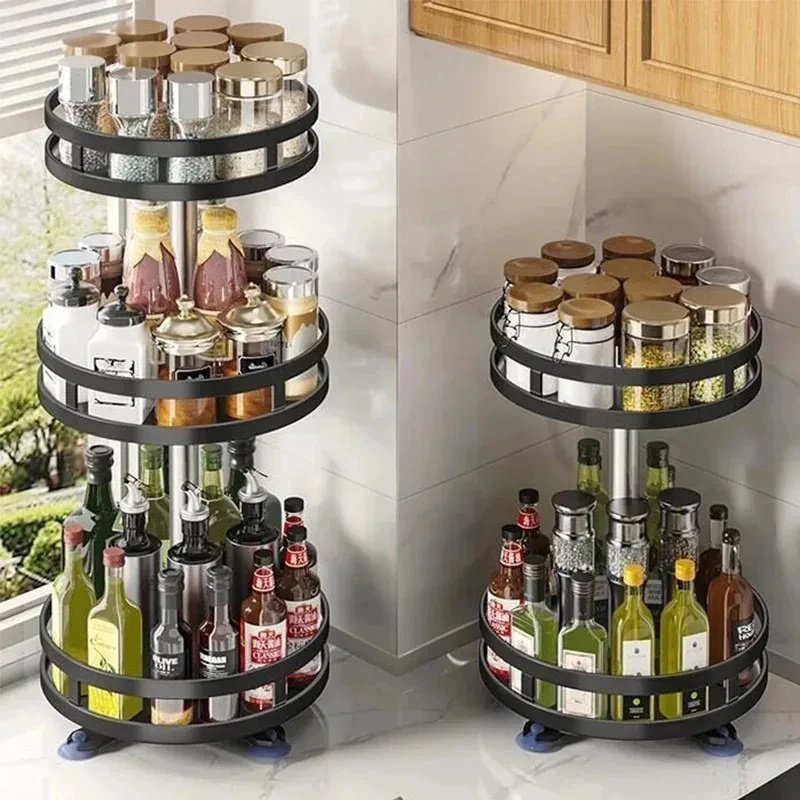 360 ° Organizador giratorio pa - Kitchen Gadgets Storage Ideas reseña y precio