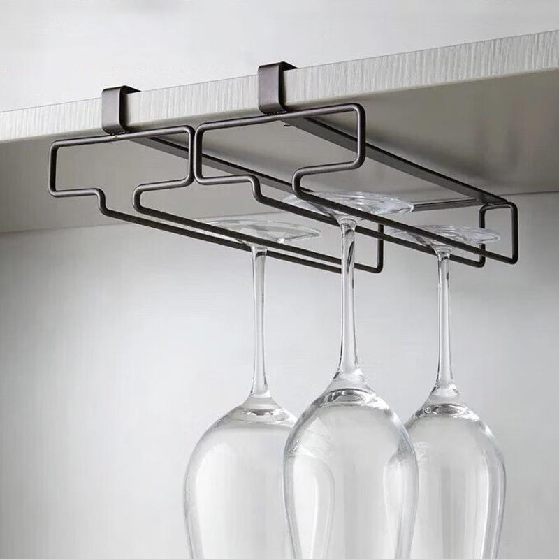 Soporte metálico para copas de - Kitchen Gadgets Rack reseña y precio